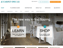 Tablet Screenshot of carpetonefloornhometucson.com